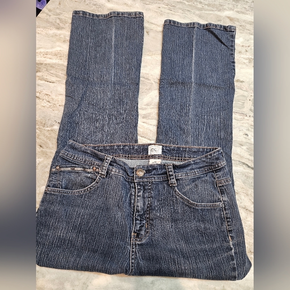 JMS Just My Size 16W Rinse Jeans Stretch Straight Leg Mid Rise